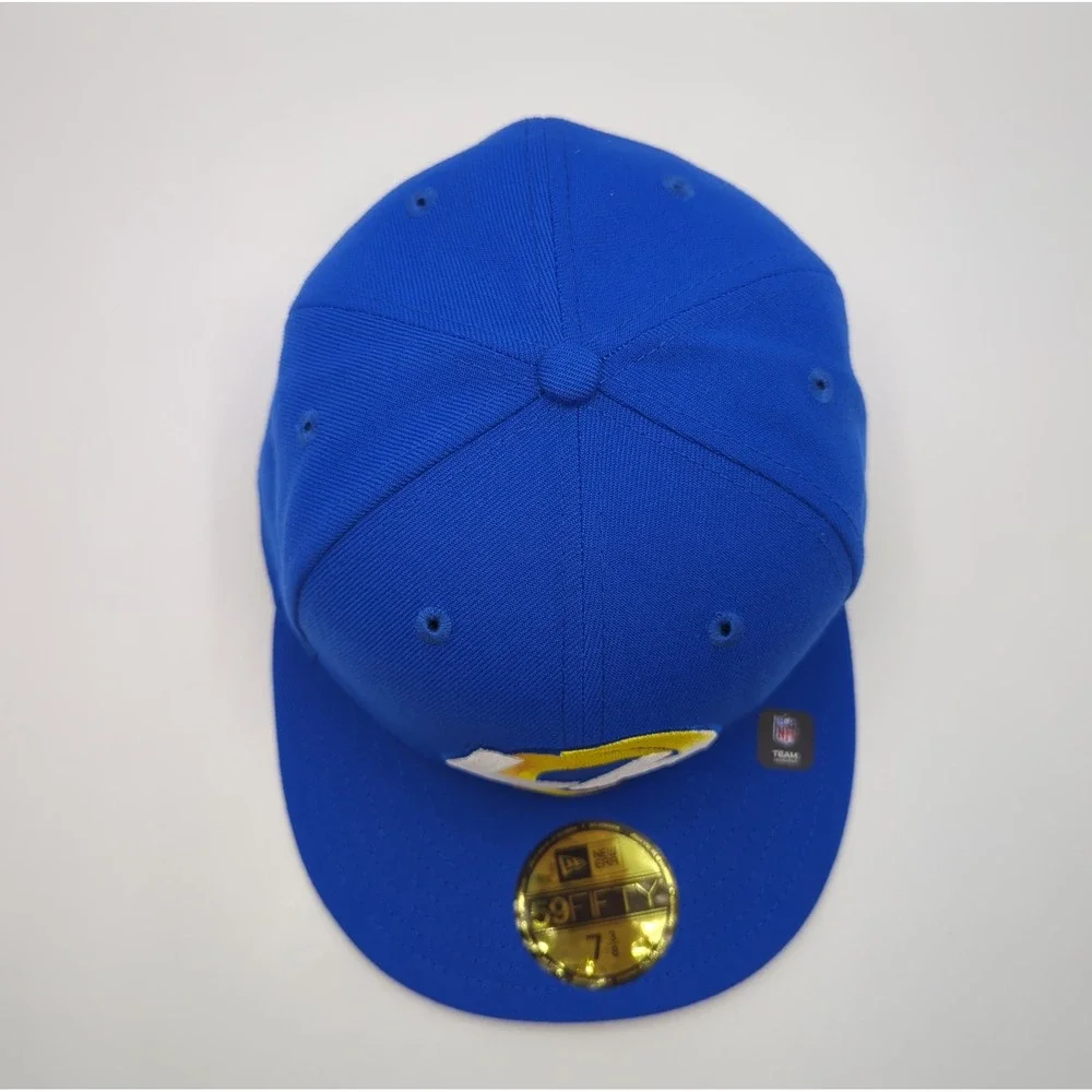 New Era 59FIFTY Los Angeles Rams 2020 Draft Hat Blue Fitted 7 3/8 12494511